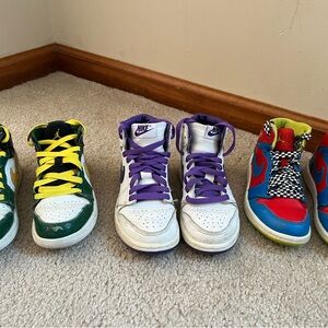 Three pairs of Air Jordans